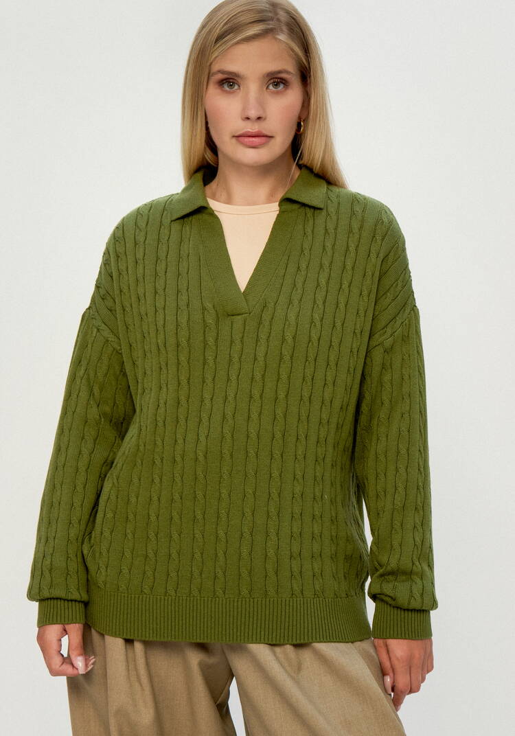 Джемпер с отложным воротником шир.  750, рис. 12