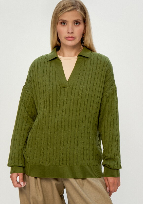 Джемпер с отложным воротником шир.  580, рис. 12