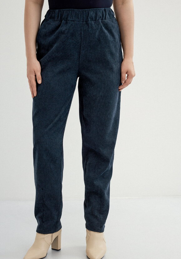 Брюки из микровельвета с комфортным поясом шир.  580, рис. 12