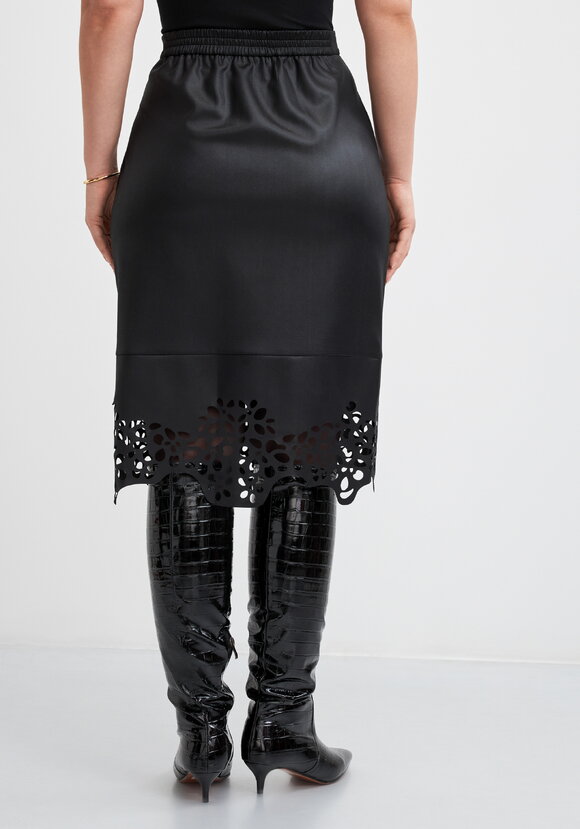 Юбка с ажурным рисунком шир.  580, рис. 8