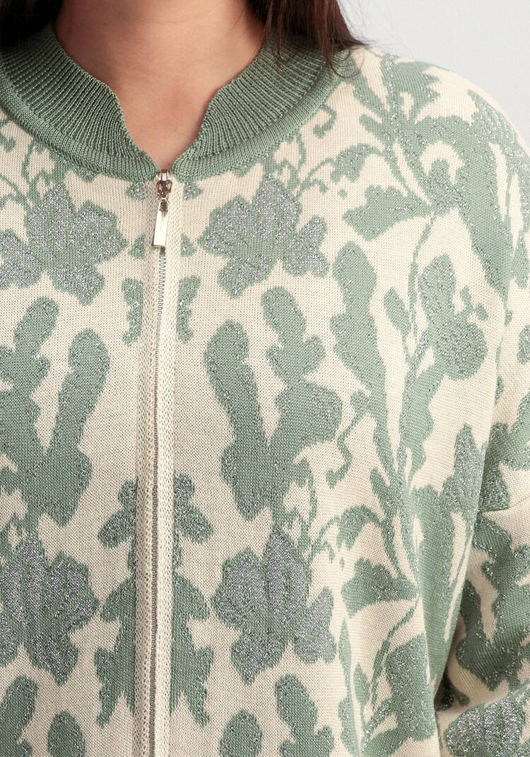 Бомбер с метанитью и цветочным орнаментом шир.  750, рис. 15