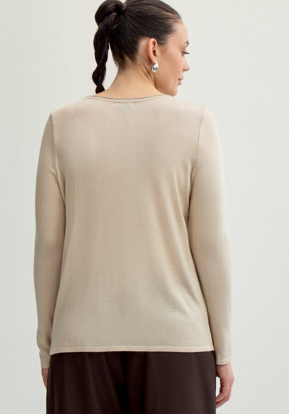 Джемпер базовый однотонный шир.  580, рис. 18