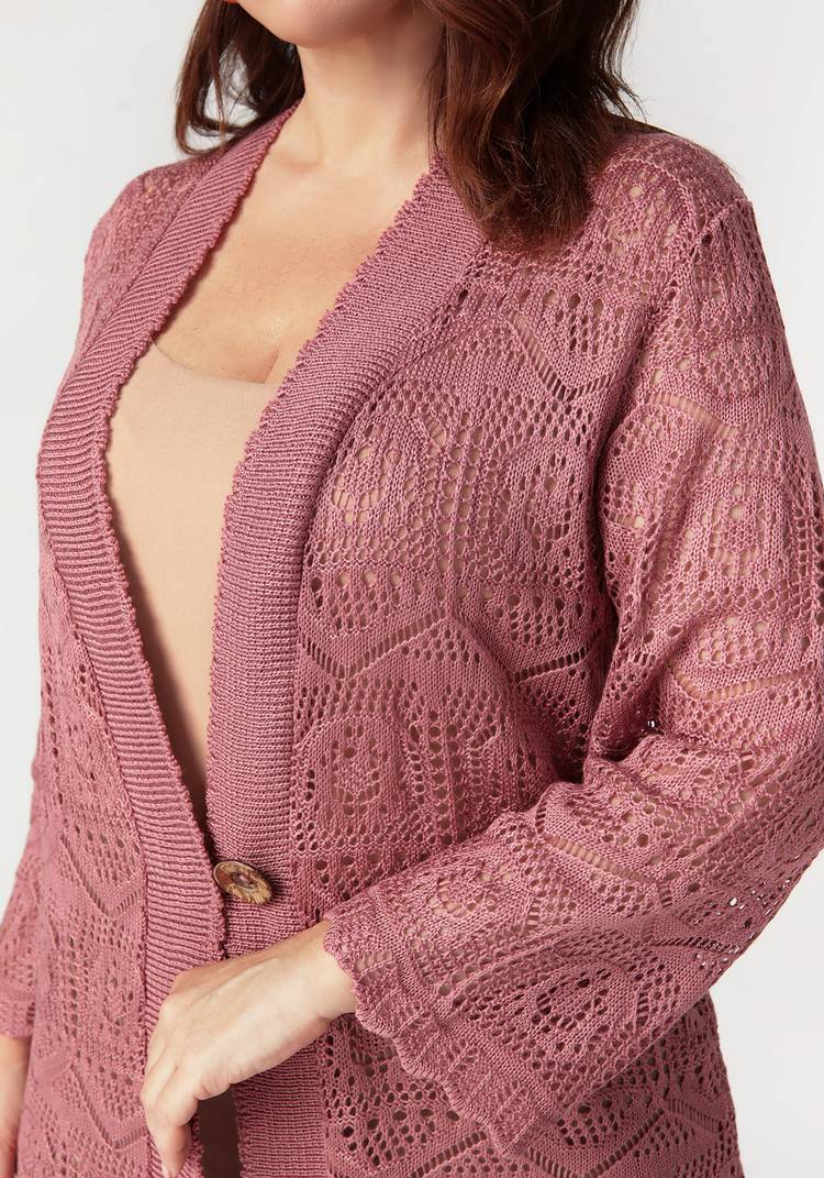 Кардиган Ажурное мгновение шир.  750, рис. 14