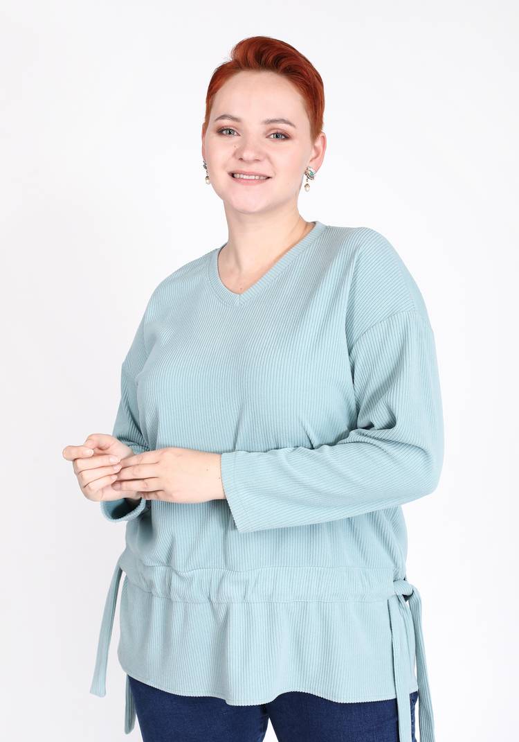 Туника с завязками по бокам шир.  750, рис. 4