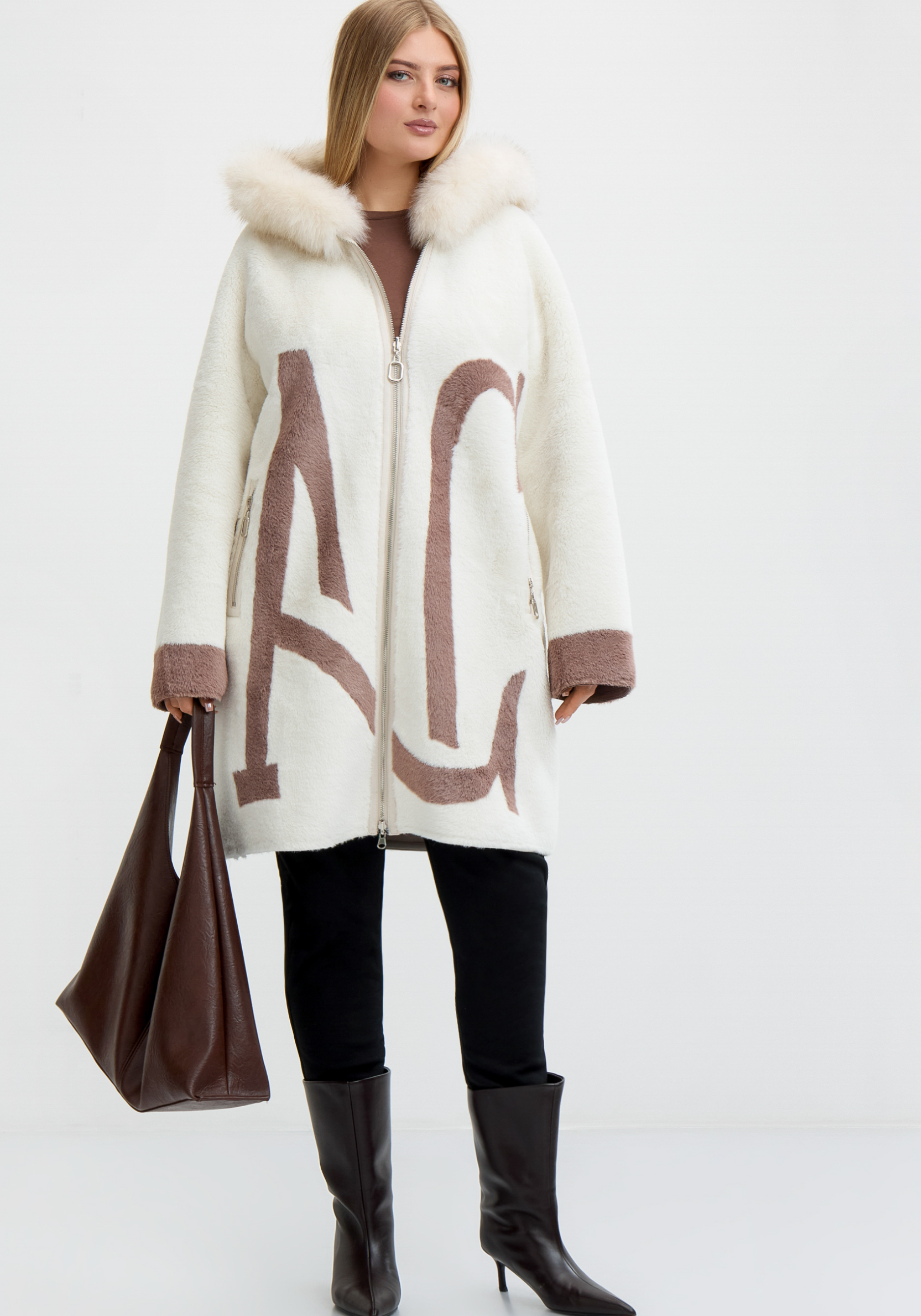 

Шуба "Сказочный настрой", Белый