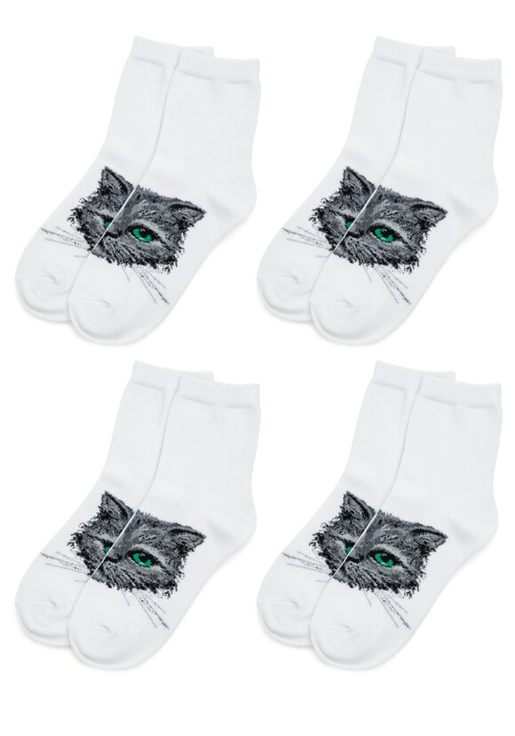 Носки женские, 4 пары шир.  580, рис. 1