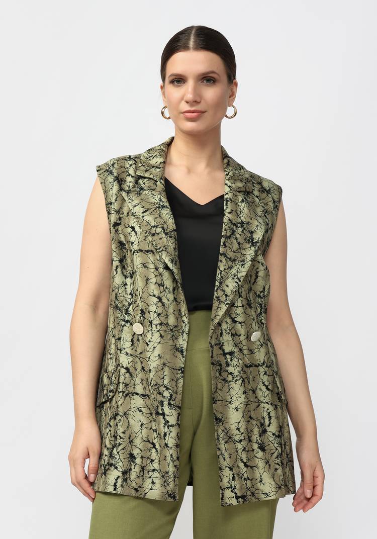 Жилет двубортный Полет шир.  750, рис. 12