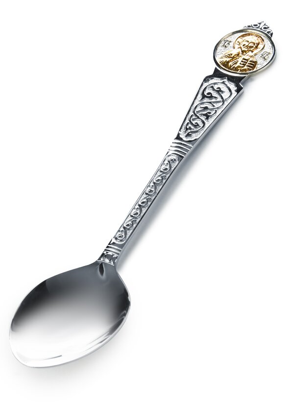 Ложка серебряная Вседержитель шир.  580, рис. 1