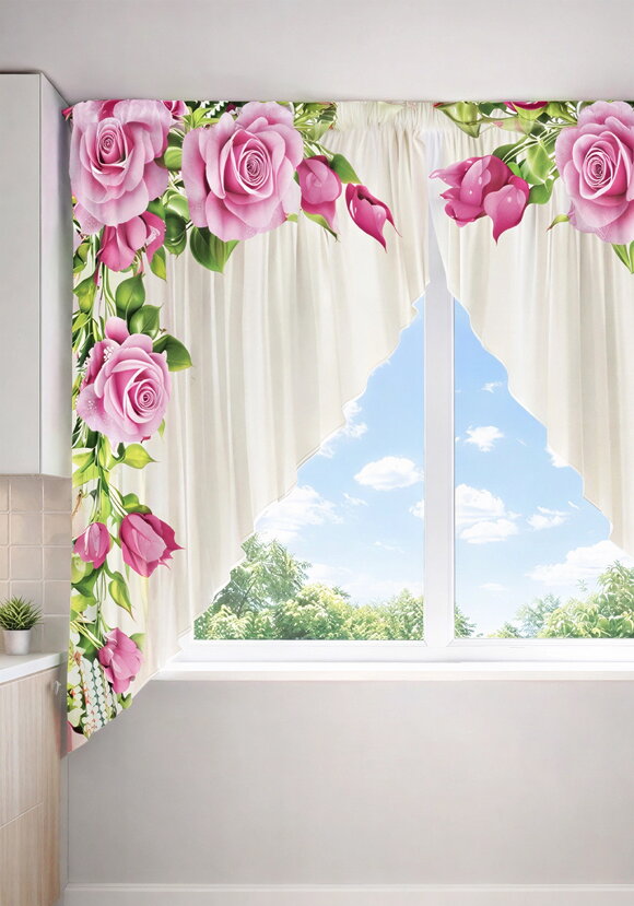 Тюль Весенняя сказка шир.  580, рис. 1