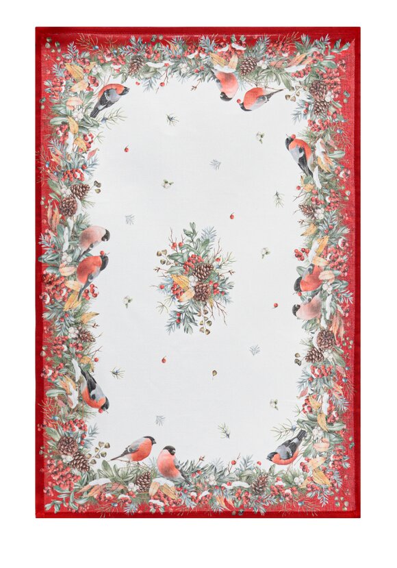 Набор полотенец Снегири, 2 шт. шир.  580, рис. 2