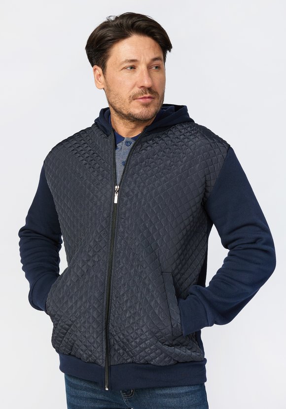 Толстовка на молнии с капюшоном Огнян шир.  580, рис. 1