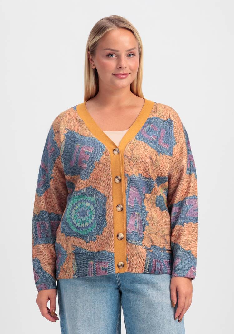 Кардиган на пуговицах Вивьен шир.  750, рис. 15