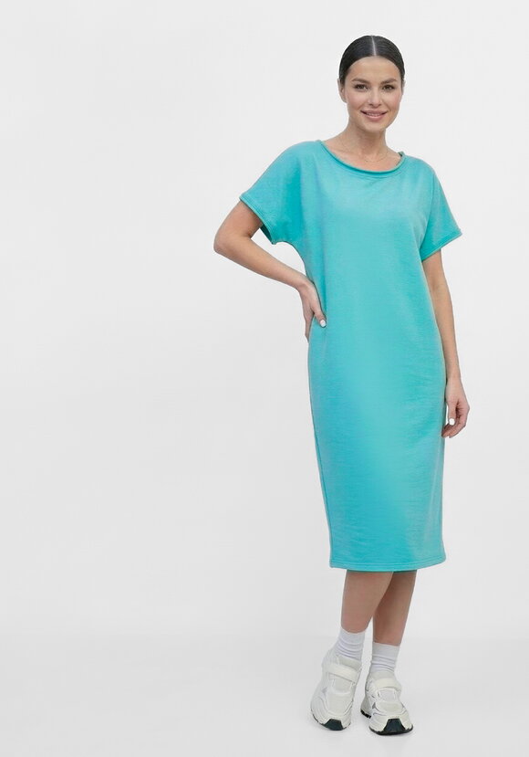 Платье свободного кроя с карманaми шир.  580, рис. 9