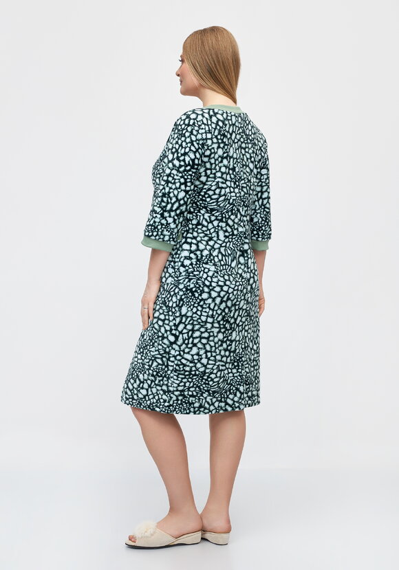 Халат велюровый Регина шир.  580, рис. 9