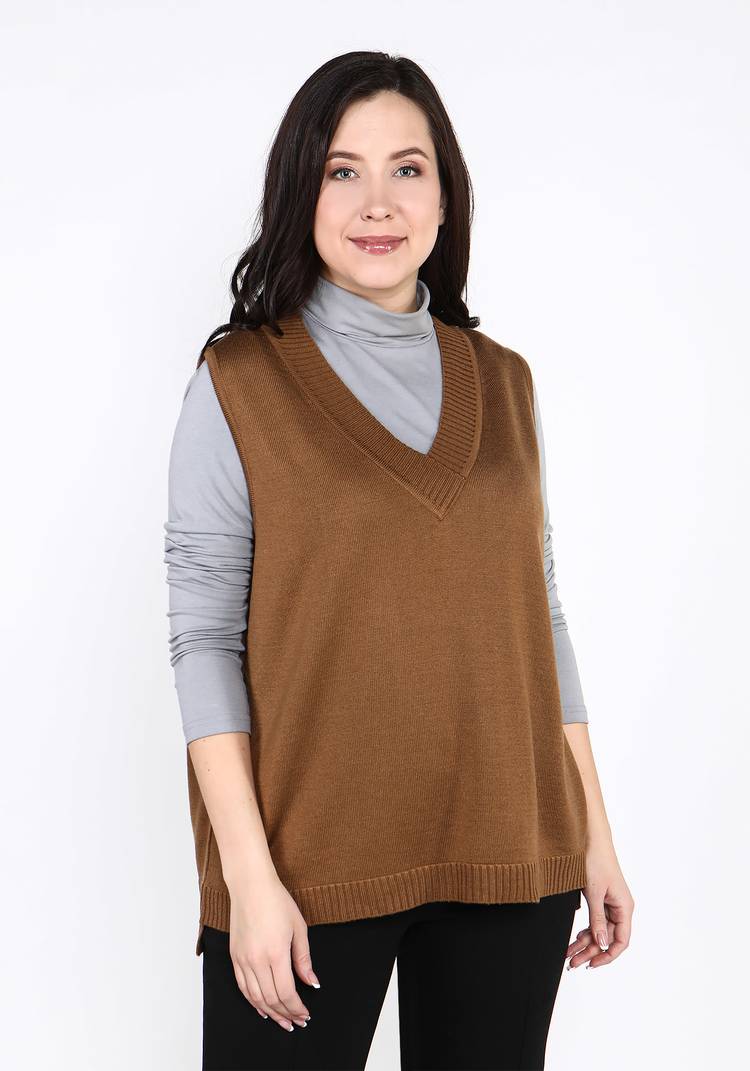 Жилет классический с V-образным вырезом шир.  750, рис. 18