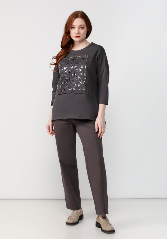 Джемпер Сверкающий принт шир.  580, рис. 18