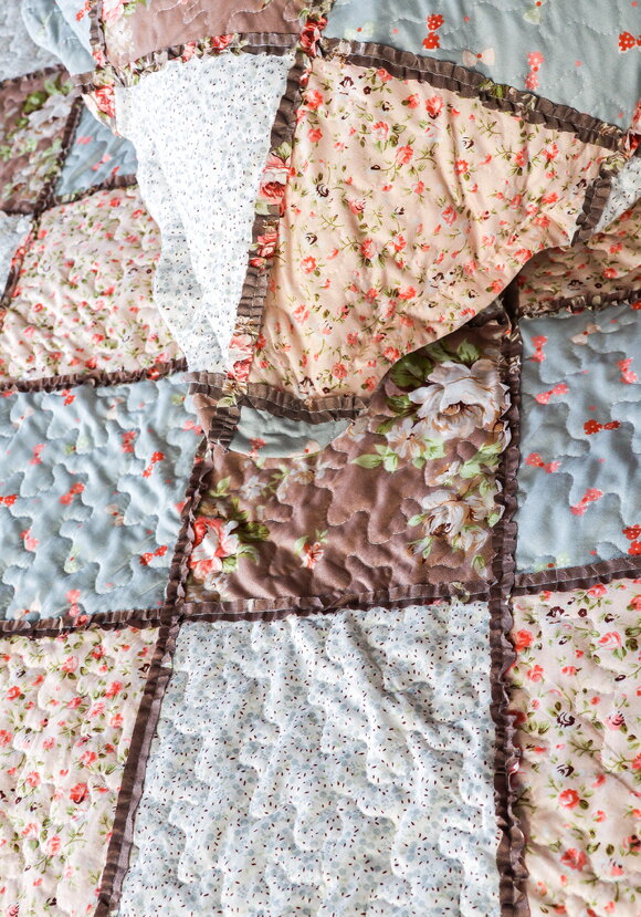 Покрывало с наволочками Печворк шир.  580, рис. 24