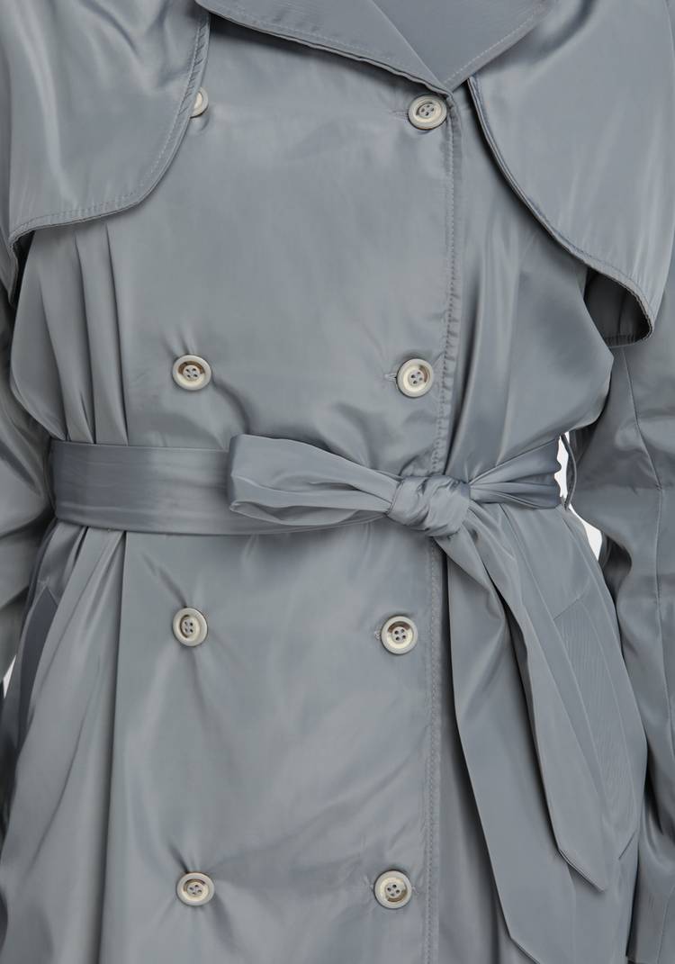 Тренч однотонный шир.  750, рис. 4