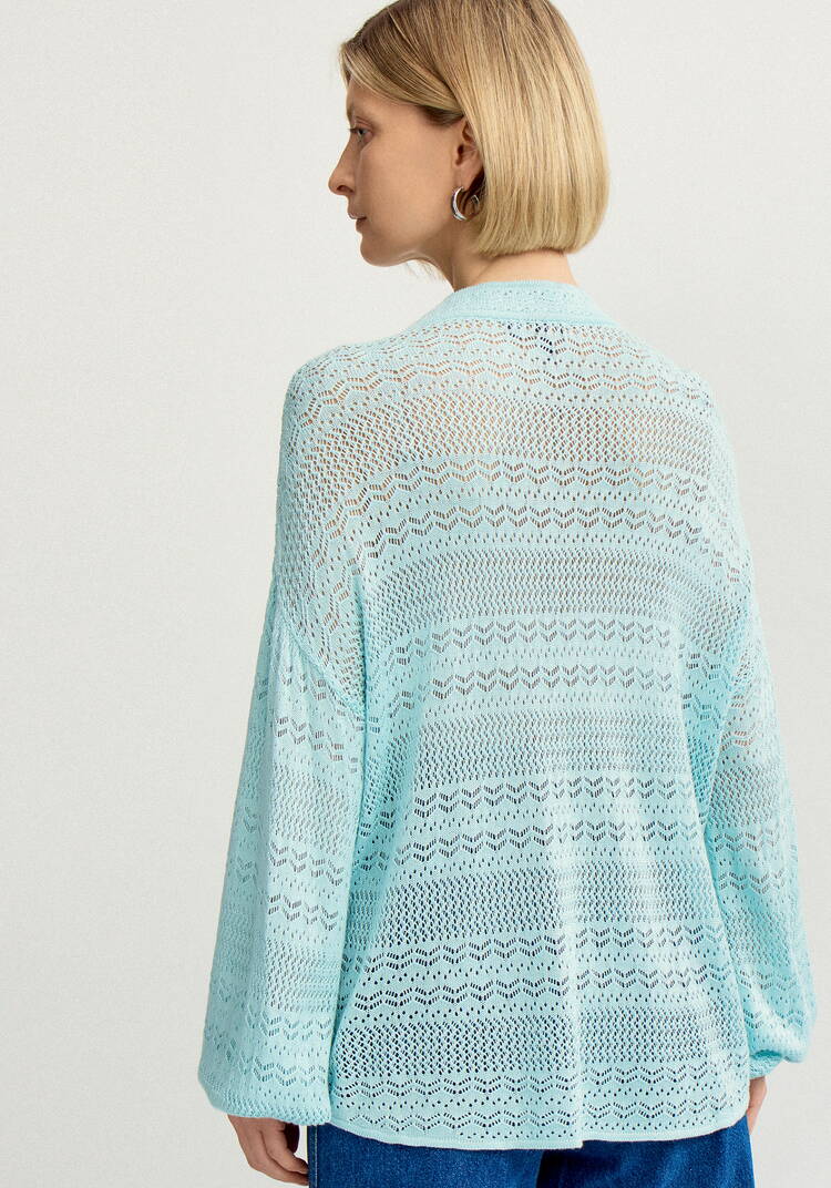 Блуза женская с пышным рукавом шир.  750, рис. 9