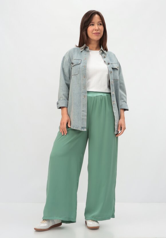 Брюки с резинкой на талии прямые шир.  580, рис. 15