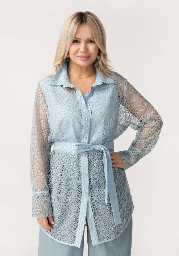 Блузка Кружевная мечта шир.  580, рис. 6