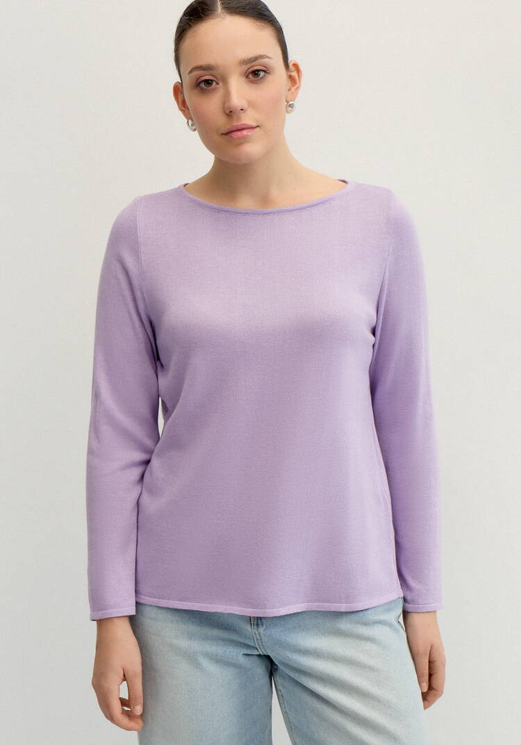 Джемпер свободный с горлом лодочкой шир.  750, рис. 16