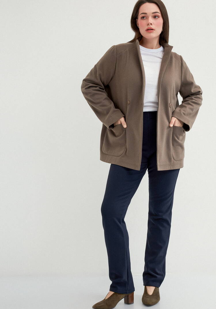 Брюки-утяжка прямые шир.  750, рис. 23