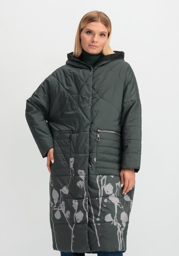 Куртка удлиненная до колен Марлен шир.  580, рис. 2