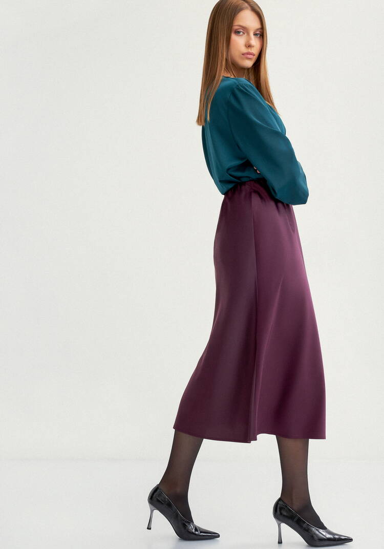 Юбка с резинкой в поясе cвободная шир.  750, рис. 14