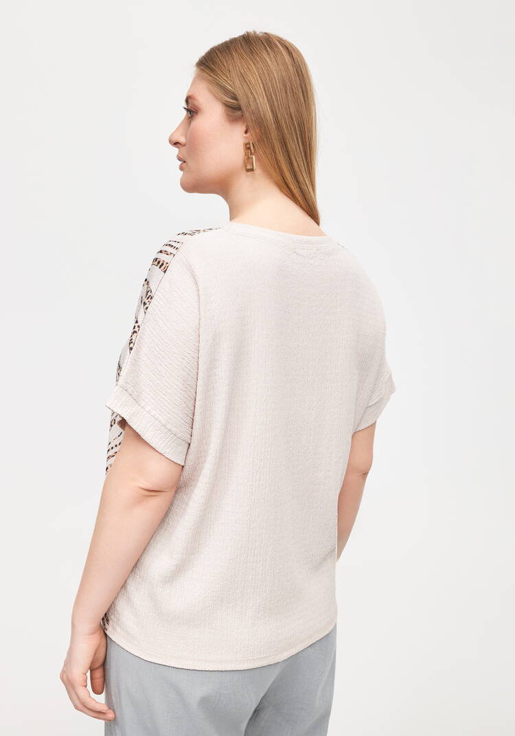 Блуза Стремительный взгляд шир.  750, рис. 18