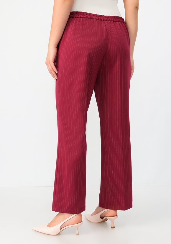 Брюки прямого кроя в полоску шир.  580, рис. 3