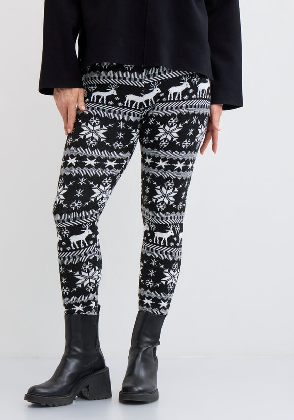 Лосины с принтом утепленные на меху шир.  580, рис. 20