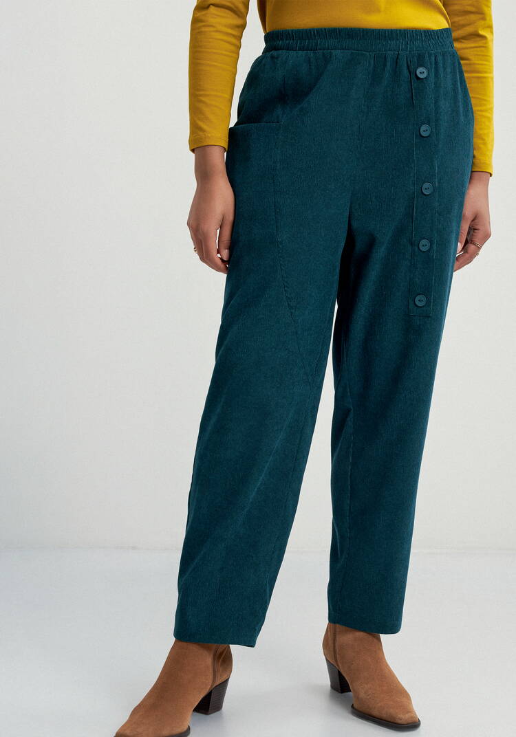 Брюки с карманом в рельефе шир.  750, рис. 22