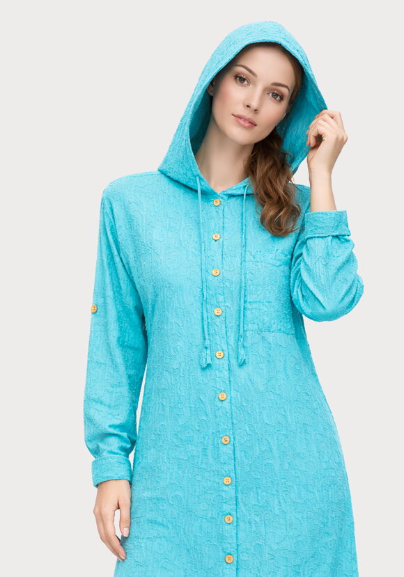 Платье-накидка из индийского хлопка шир.  580, рис. 9