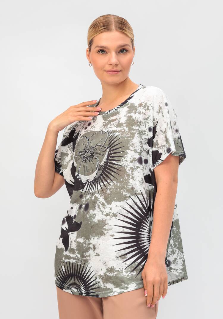 Футболка со стразами Мелисса шир.  750, рис. 26