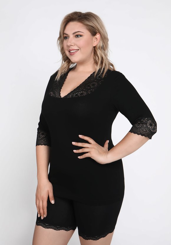 Майка с рукавом 3/4 Кармен, 2 шт. шир.  580, рис. 1