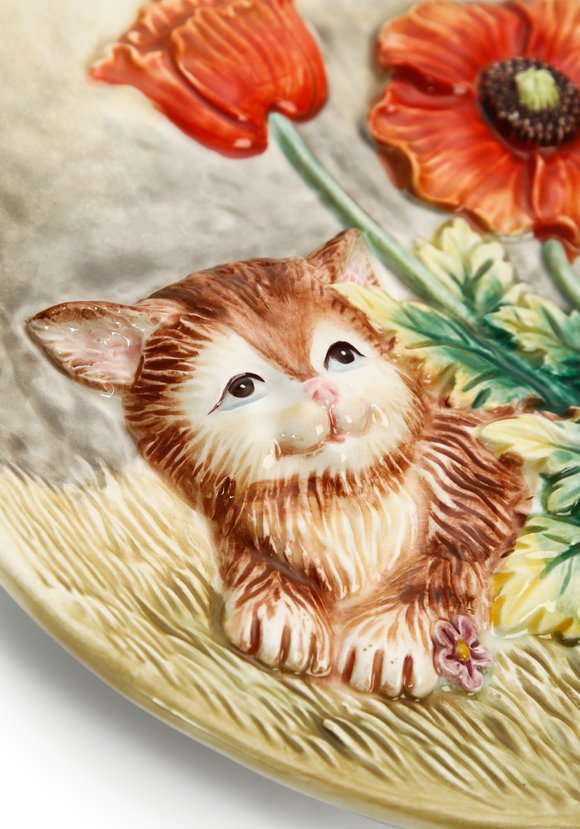 Тарелка настенная Котики шир.  580, рис. 5