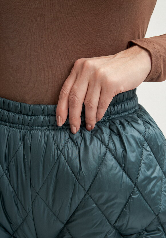 Брюки стеганые, утеплённые Элина шир.  580, рис. 11