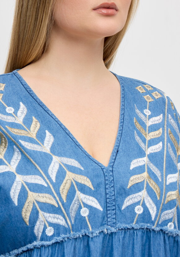 Платье бохо с вышивкой шир.  580, рис. 5