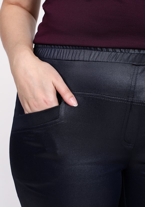 Брюки с фигурным карманом шир.  580, рис. 4