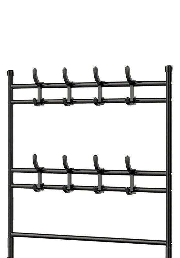 Практичная напольная обувница с вешалкой шир.  580, рис. 3