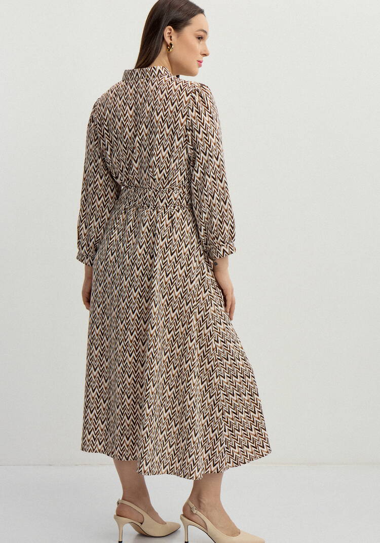 Платье свободного кроя с принтом Мирра шир.  750, рис. 9