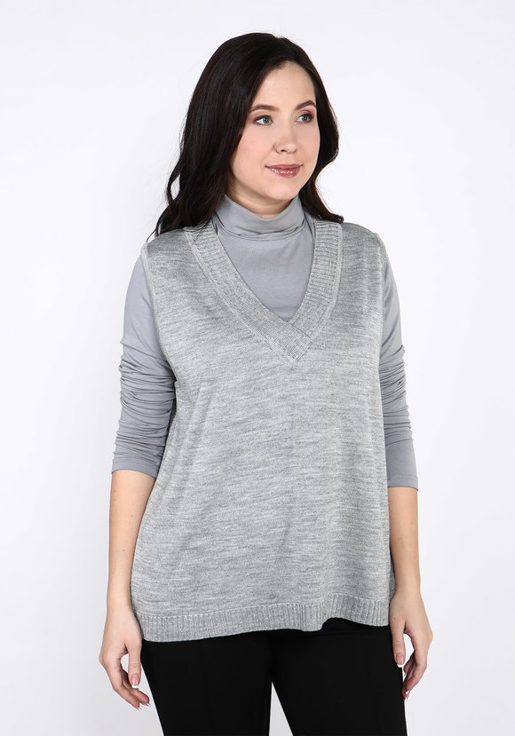 Жилет классический с V-образным вырезом шир.  580, рис. 6