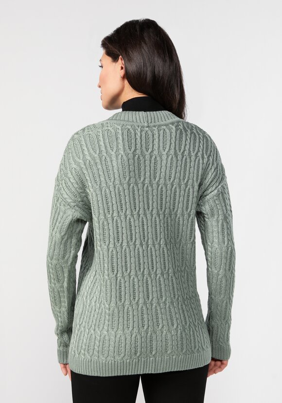 Кардиган удлиненный с объемными косами шир.  580, рис. 23