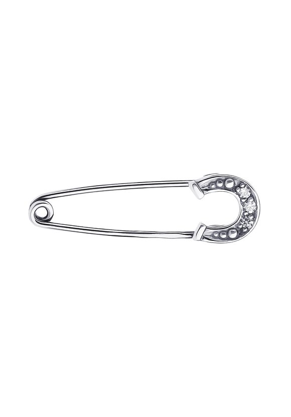 Брошь-булавка серебряная Талисман на удачу шир.  580, рис. 6