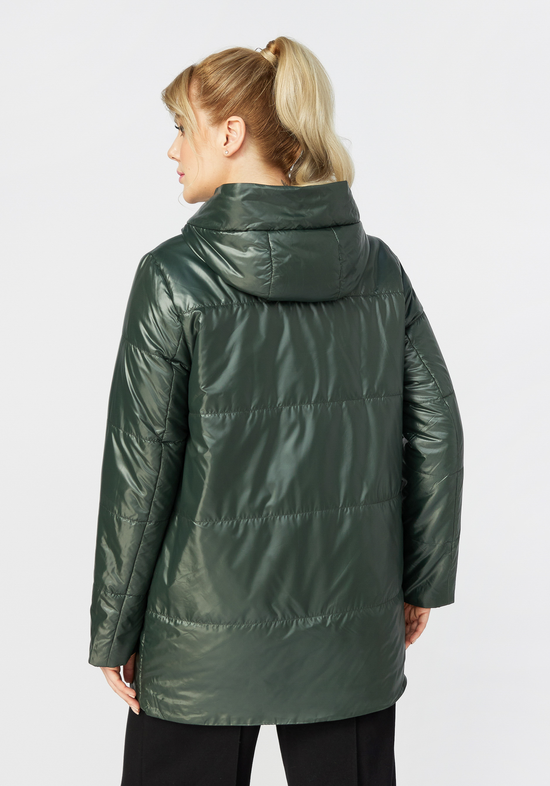 Куртка женская «Лукреция», цвет зеленый, размер 50 - фото 3