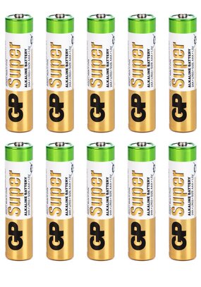 Батарейки алкалиновые ААА, 10 шт.