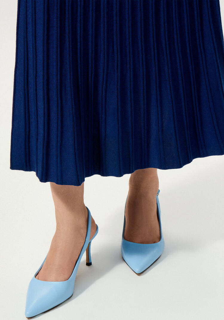 Юбка плиссе длины миди шир.  750, рис. 21