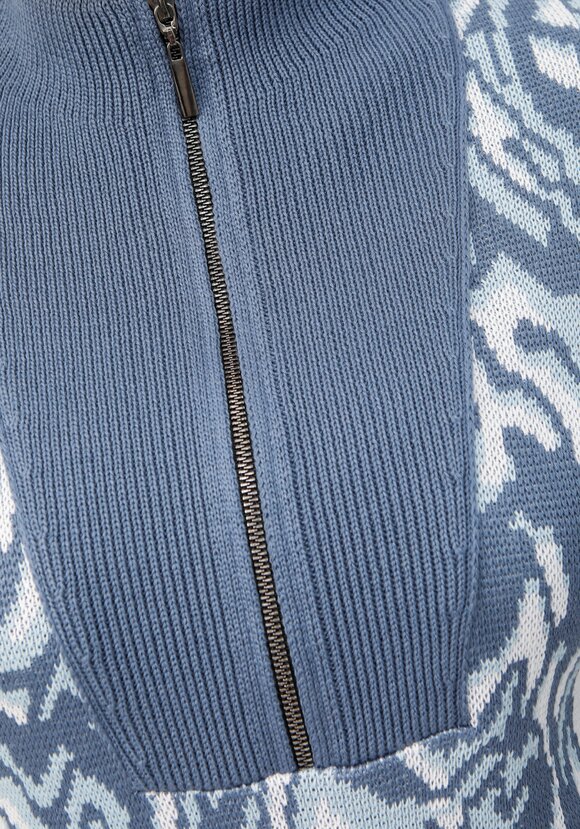 Джемпер поло с принтом абстракция шир.  580, рис. 5