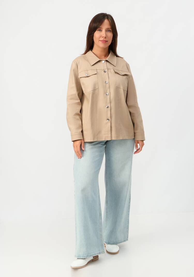 Джинсовая куртка на железных пуговицах шир.  750, рис. 15